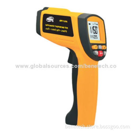 GM1150A Non-contact Portable Infrared Thermometer, D:S 50:1, -18-1,150°C:, Adjustable Emissivity